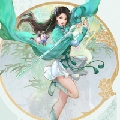 江舟望月影清疏