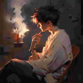 偷喝汽水被抓现行